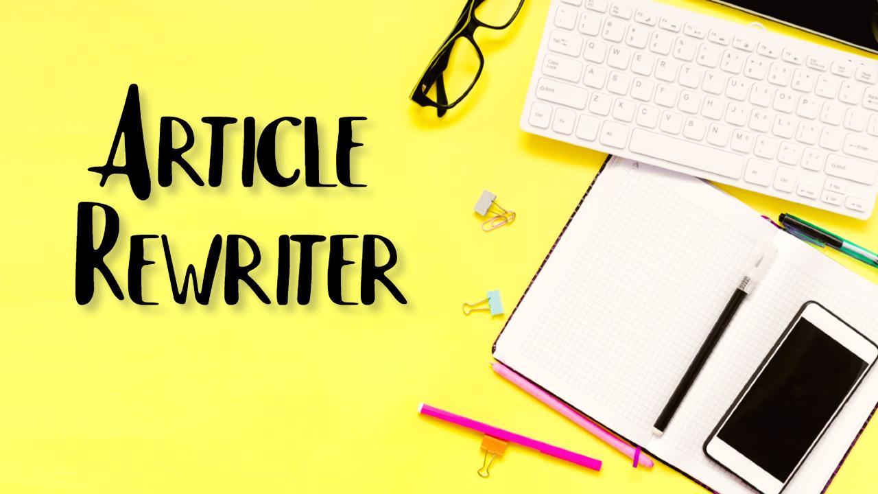 Manually rewrite your 2 x 1000 word articles on any t...