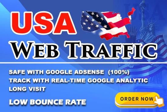 30,000 Keyword targeted USA Organic website traffic