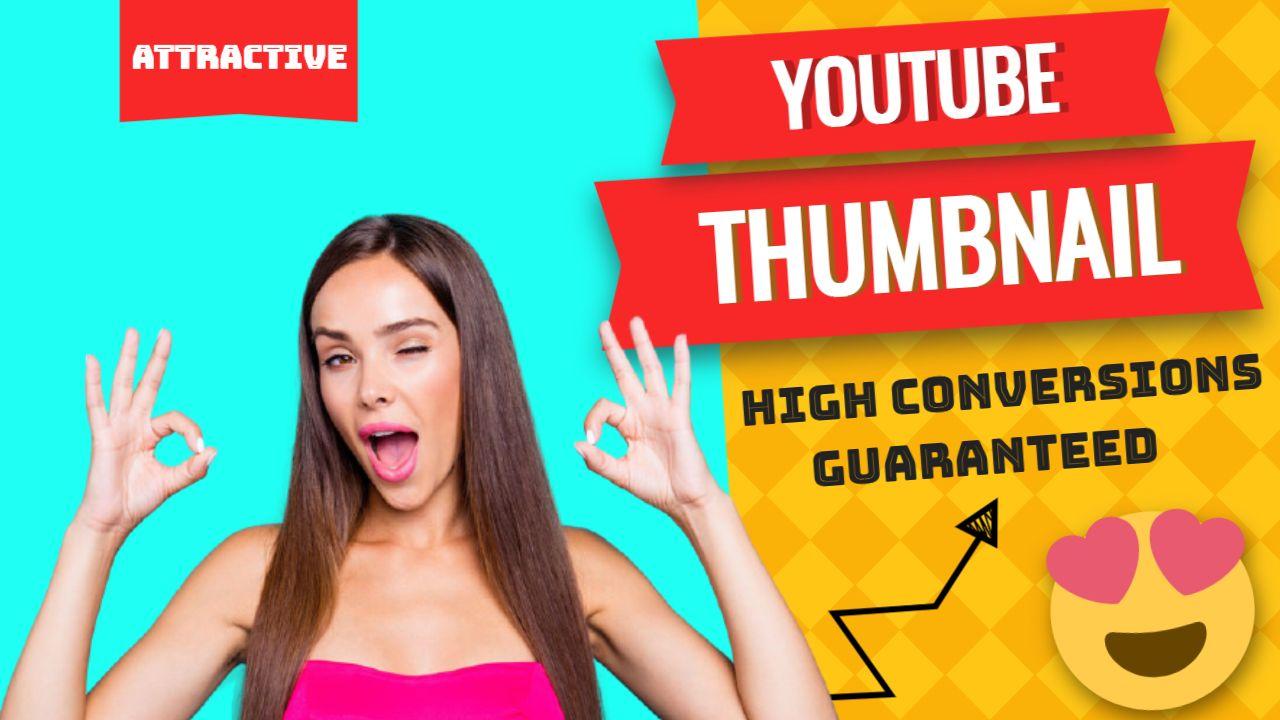I will design 3x viral and custom youtube thumbnail s...
