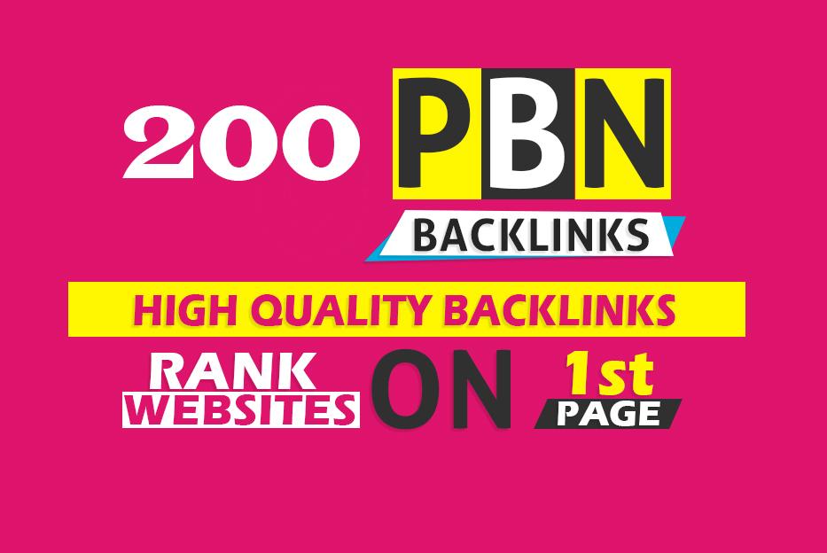 200 High DA PA TF CF PBN Backlinks