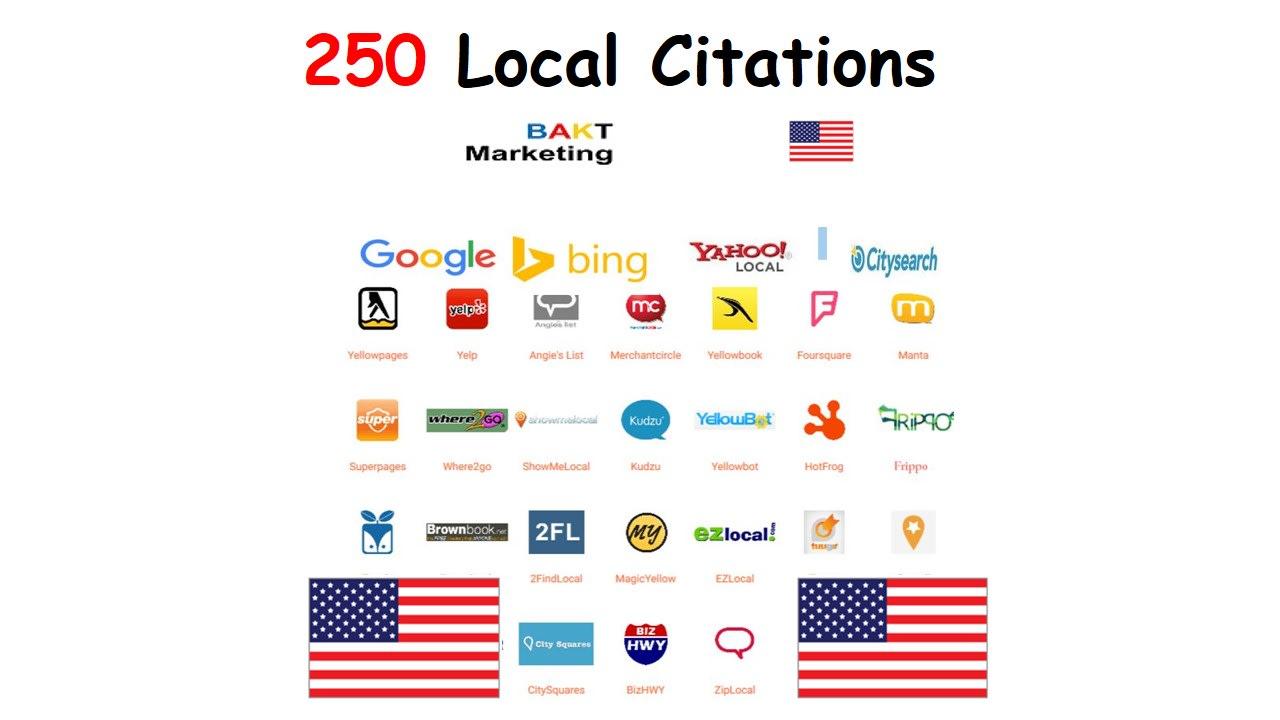 I will best 250 top USA local citations