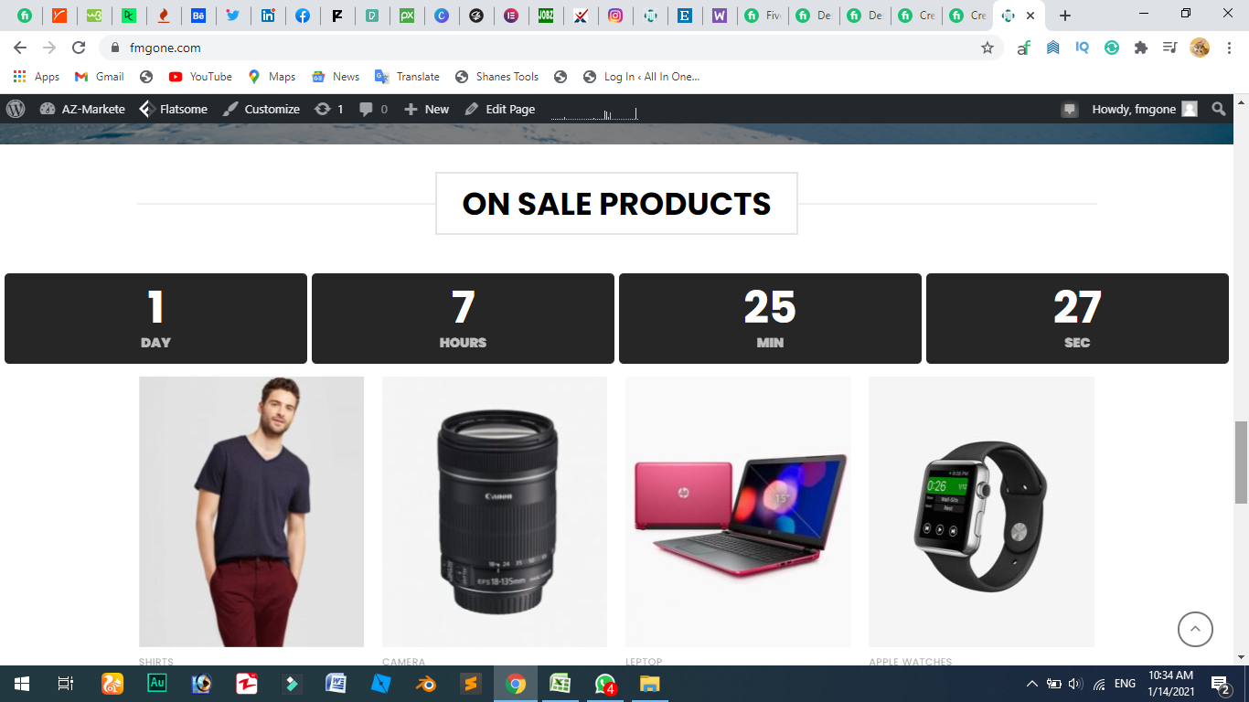 create and design ecommerce wordpress website