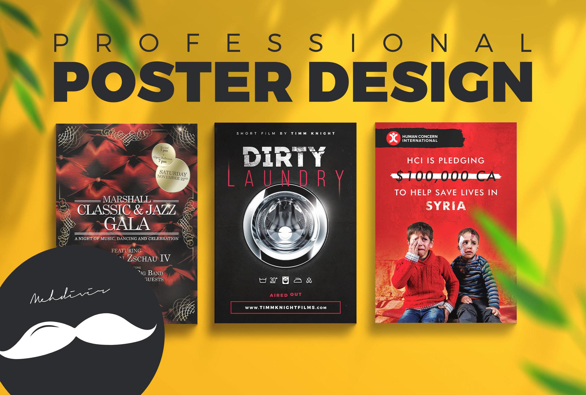 I will design an awesome flyer for you.