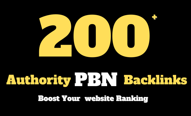 I will make 200 high authority backlinks to boost web...