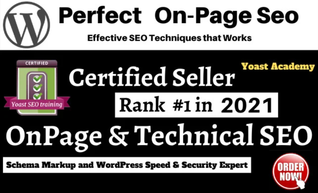 I will do on page optimization and technical SEO for ...