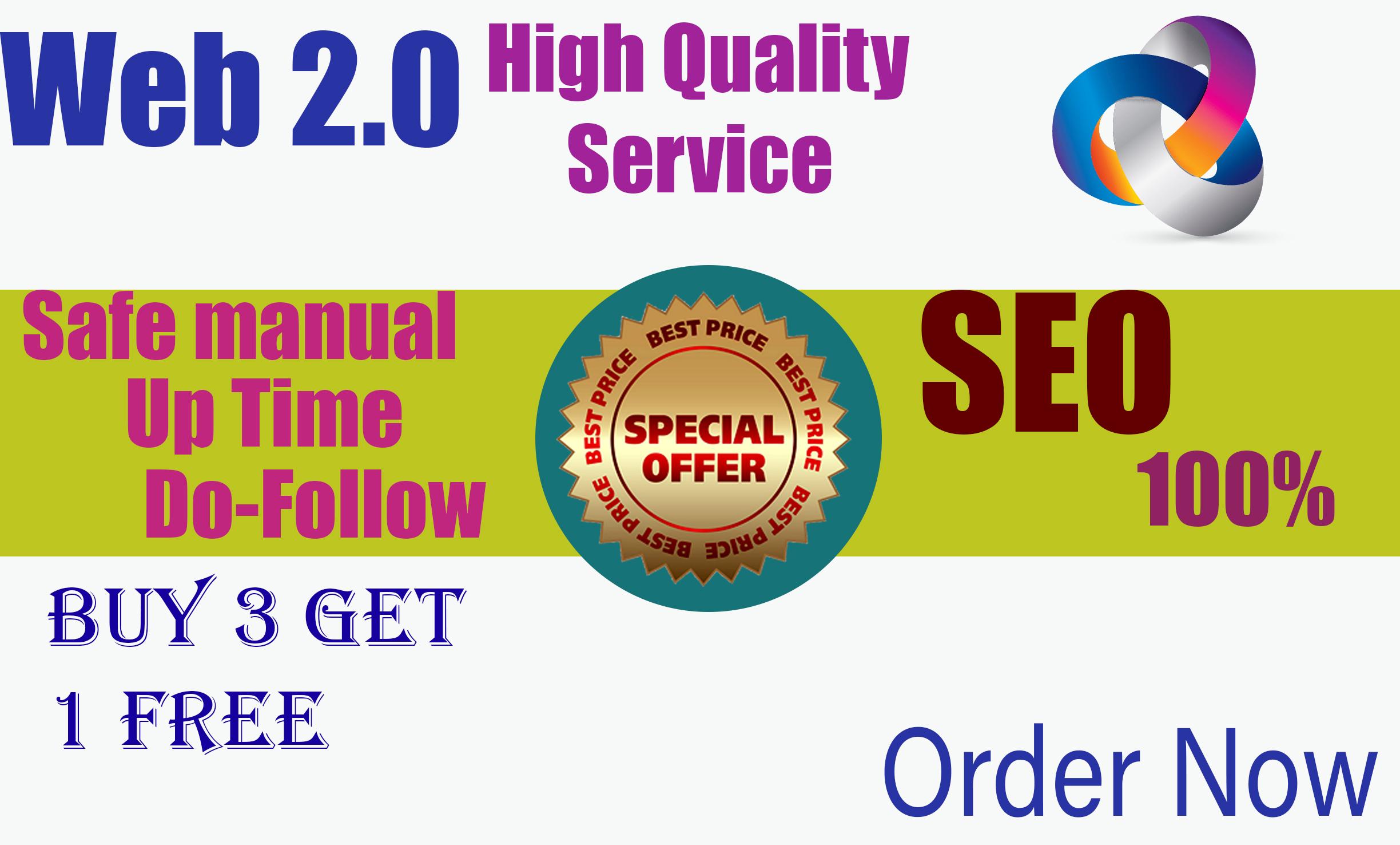 I will provide 30 web 2.0 service high page rank webs...