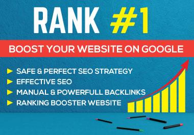 Rank Your Website On Google Top Page By Link building...