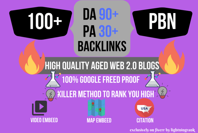 High 101+ PA DA TF CF HomePage PBN Backlinks - Dofoll...