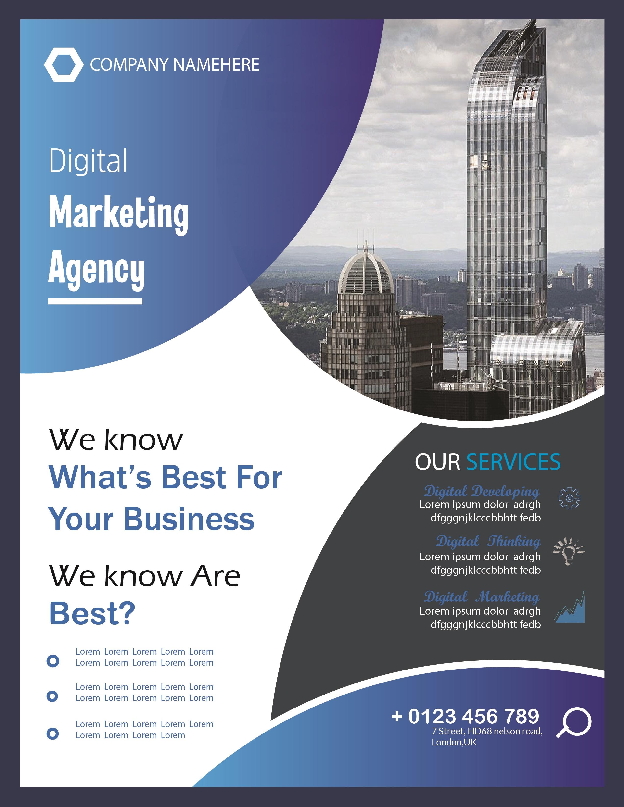 I will make Professional Flyer Design for you within ...