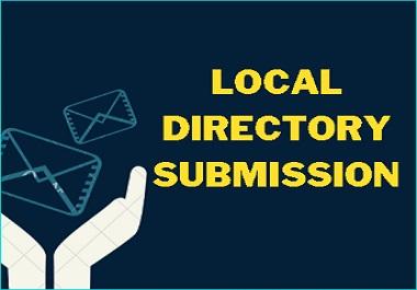 I will do directory submission up to 100 local listin...
