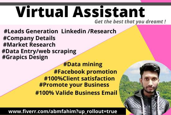 I will be your personal virtual assistant with skillf...