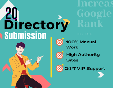I can do 20 Directory Submission For U on High Author...