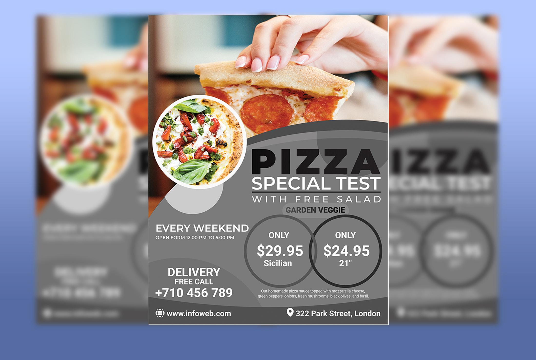 I will do awesome food flyer or restaurant menu desig...