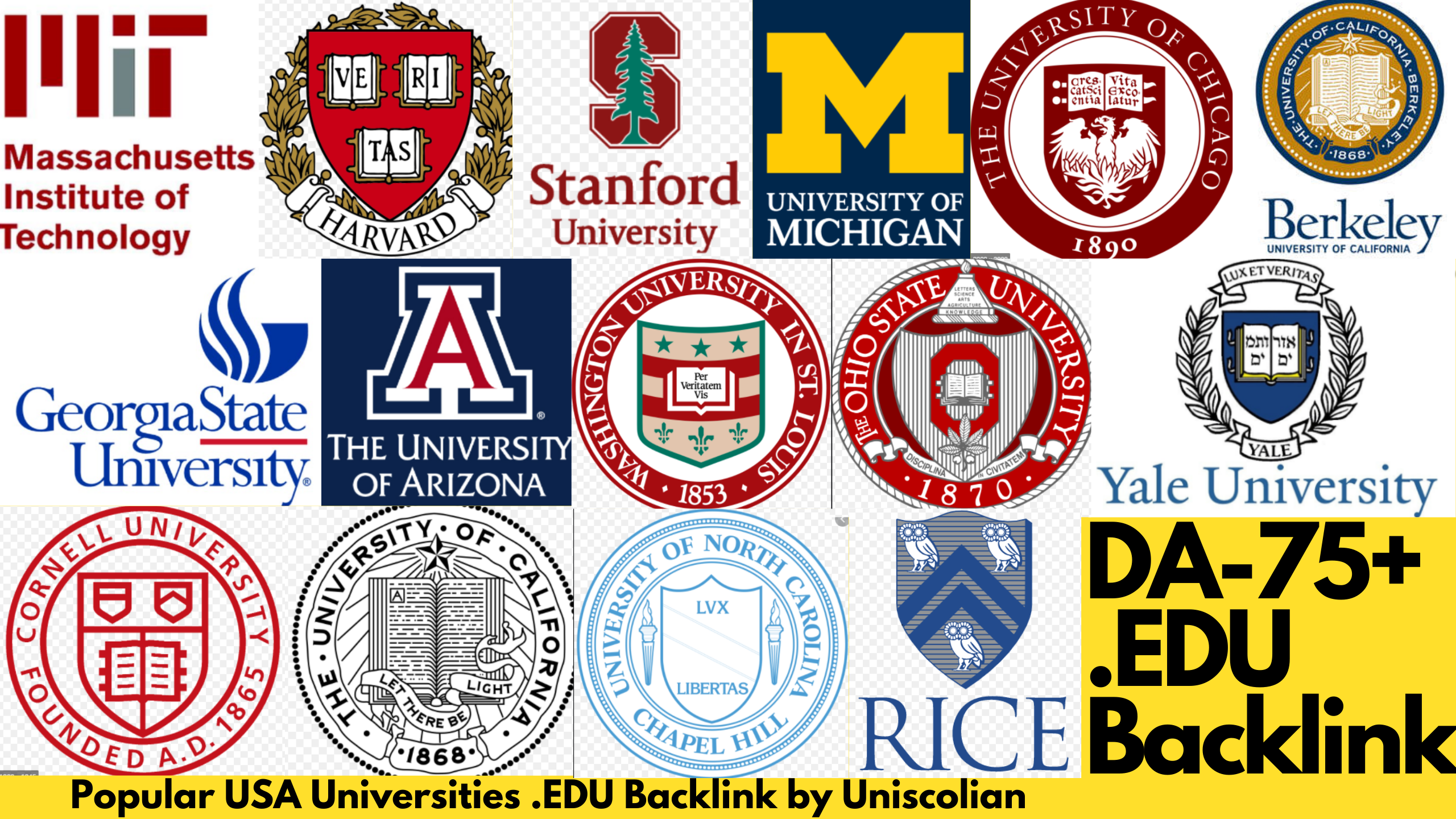 30 EDU Backlinks DA 75+ from USA Universities with In...