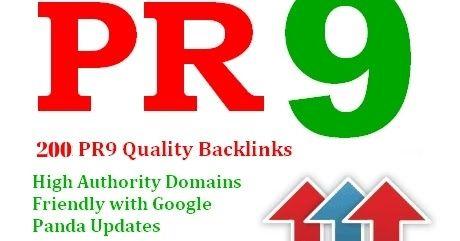 I will create 200 pr9 high authority dofollow backlin...