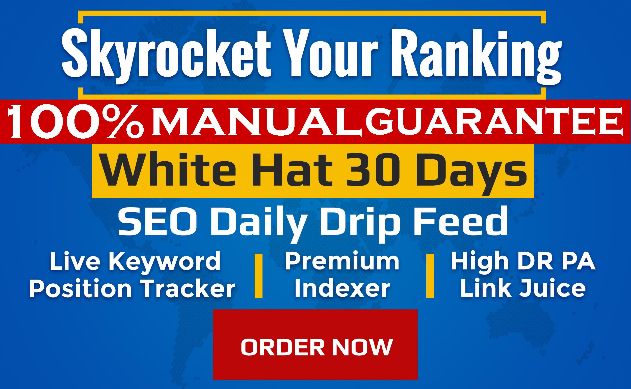 skyrocket your website ranking with monthly white hat...