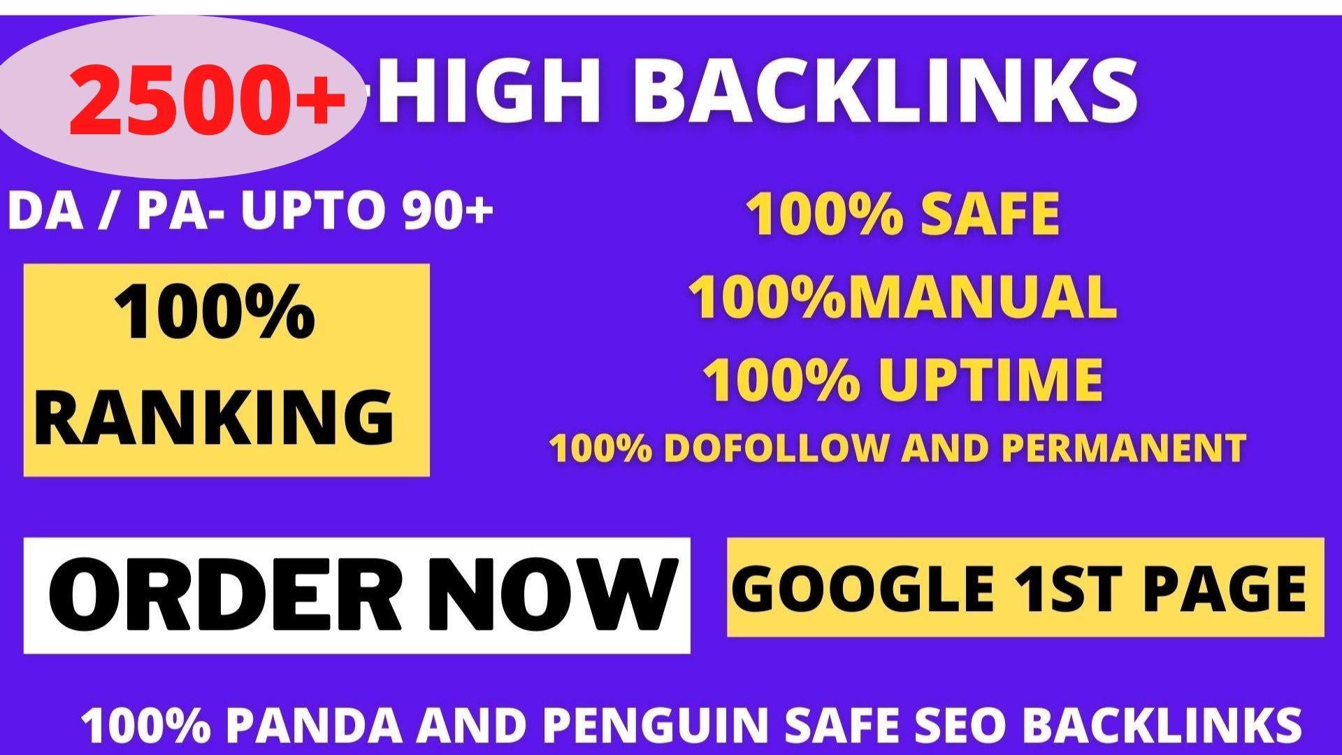 Get powerful 2500+ pbn backlinks with high DA/PA on y...