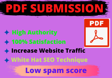 20 PDF Submission High authority low spam score Perma...