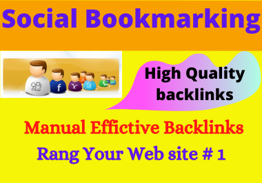 10 Social Bookmarking High authority low spam score P...