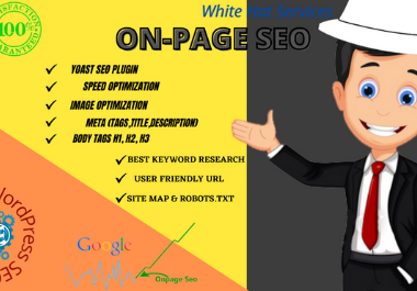 On-page SEO with premium yoast of WordPress website f...
