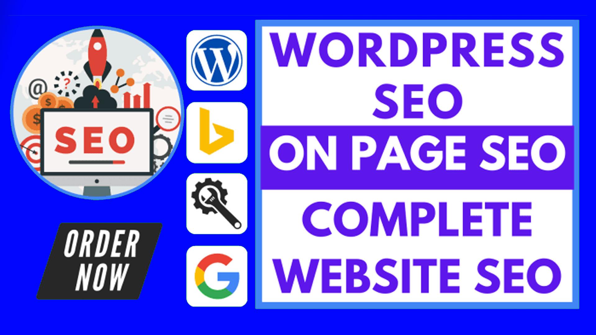 I will do onpage SEO optimization and technical onpag...