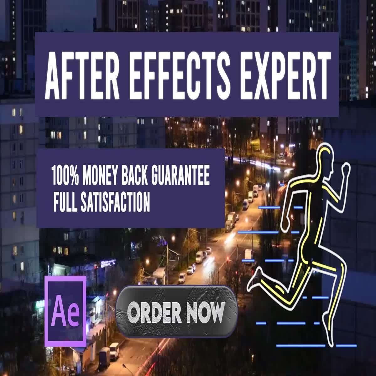 I will make animation using after effects