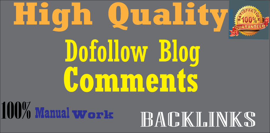 Build 30 High Quality Dofollow Blog comments backlink...