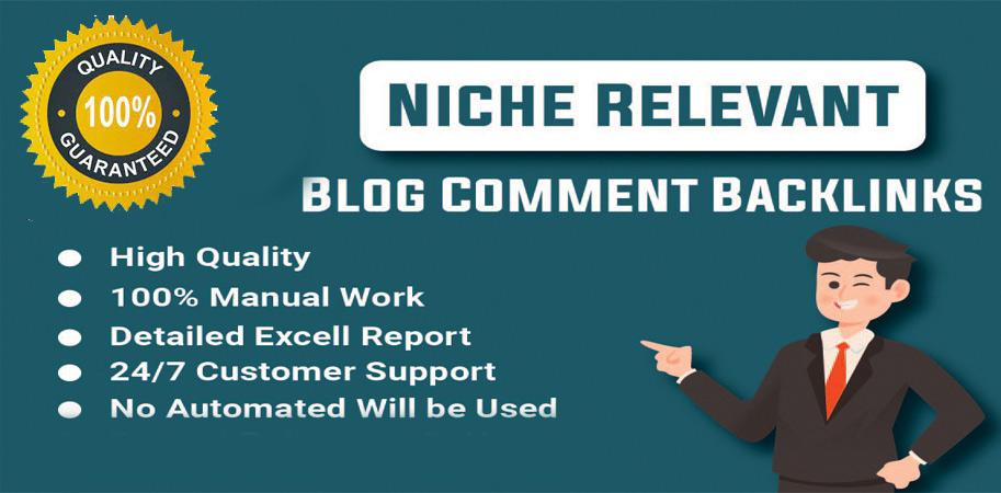 50 High Quality Niche Relevant Blog Comments Backlink...