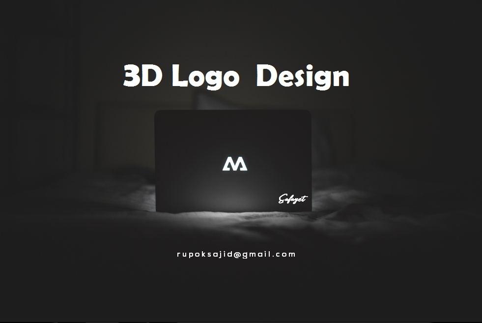I am expert in professional 3d logo design with HQ fi...