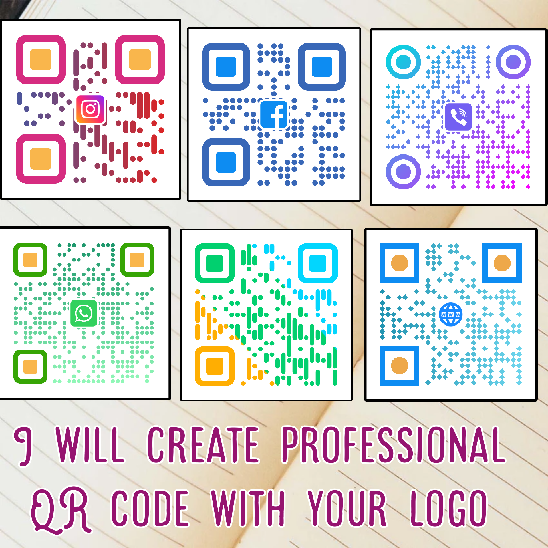 I will Create professional QR code in few hours