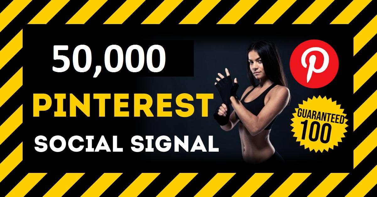 HQ Service 50,000 Pinterest Social Signals PBN Backli...