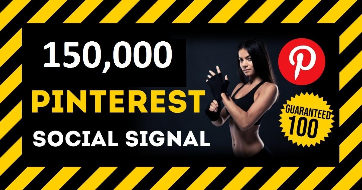 HQ Service 150,000 Pinterest Social Signals PBN Backl...