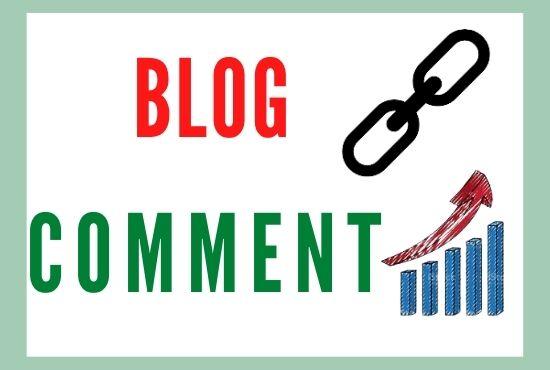 Guaranteed 50 high DA PA blog comment for your higher...