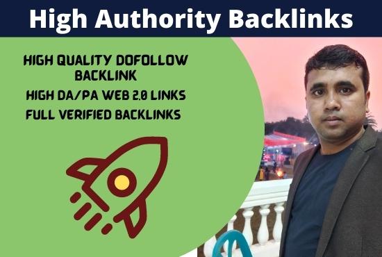 I will make high authority quality SEO Dofollow Backl...