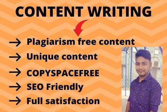 I will be your content writer and copywriter.