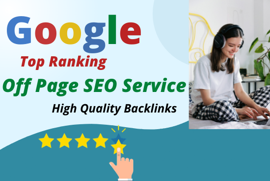 I will Give off page SEO service, manual high qualit...