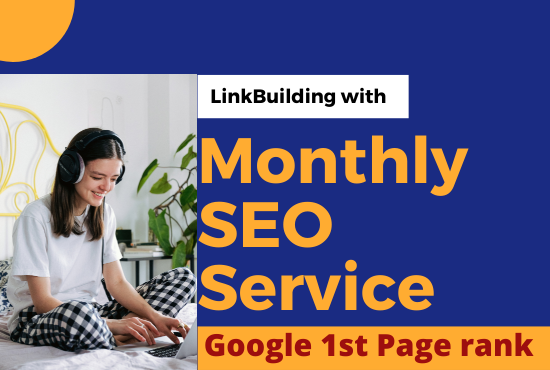 I will give monthly off page SEO service manual high ...