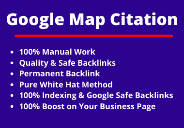500 Google Map Citation Manual Pointing for Local Bus...
