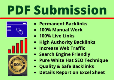 50 PDF Submission High Authority Different Site Manua...