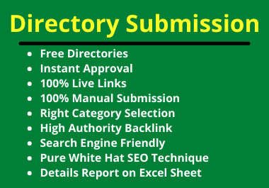 35 Directory Submission Backlink Instant Approve on H...