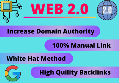 20 Web2.0 Backlinks high authority link building manu...