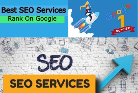 I will do seo services to rank your website 1st on go...