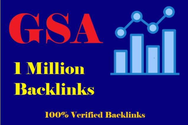 I will create 1 million verified dofollow SEO backlin...