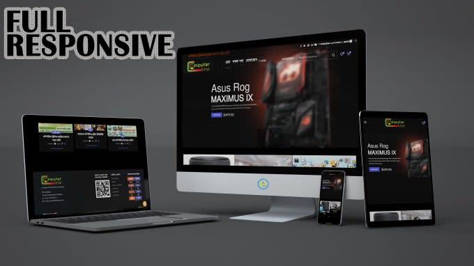 I will create a full build Ecommerce website or fix y...