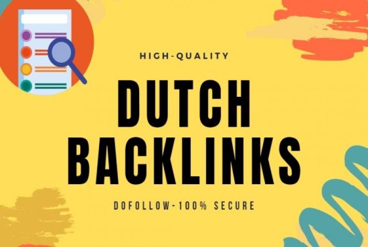 I will create high quality 15 dutch SEO authority bac...