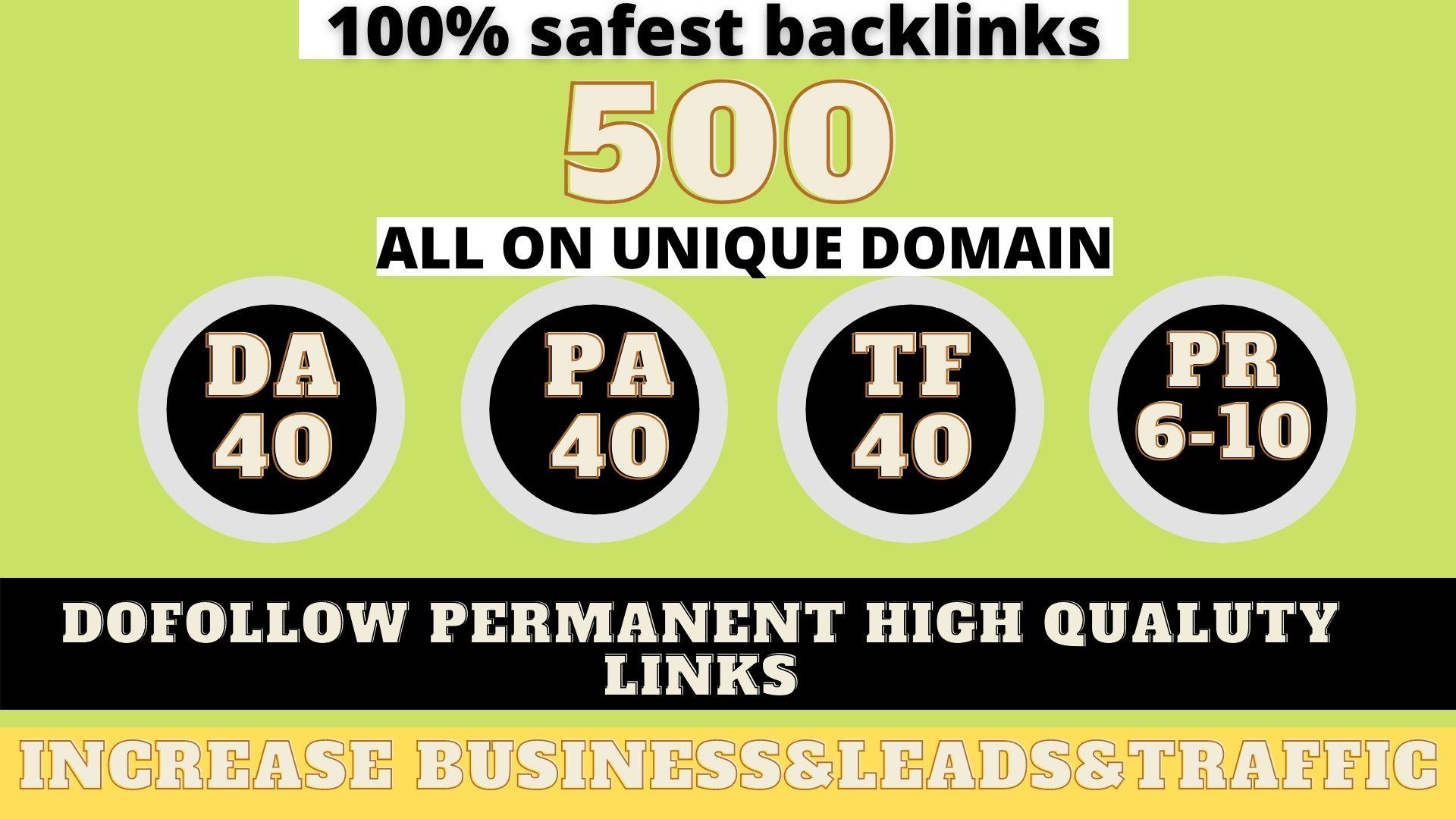build 500+ Permanent Web2.0 Backlink with High DA/PA/...