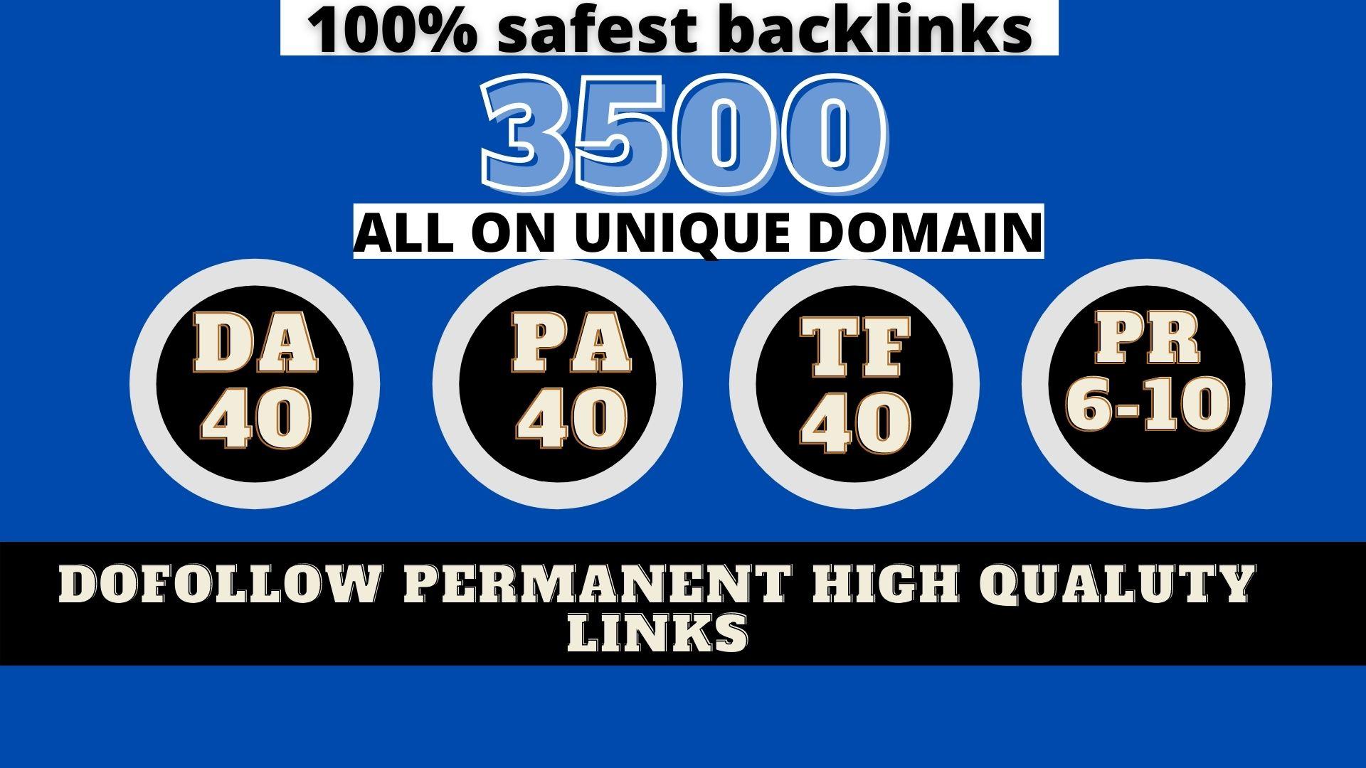 build 3500+ Permanent Web2.0 Backlink with High DA/PA...