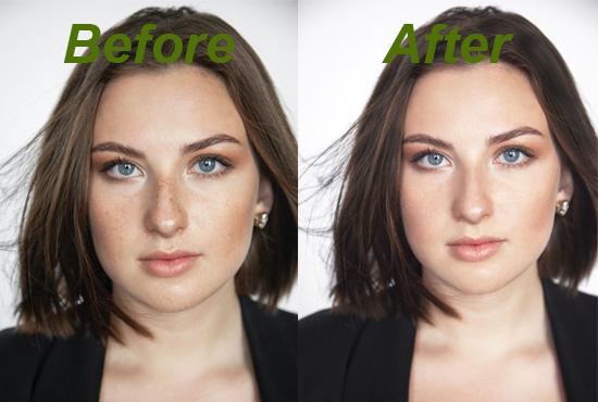 I will do professional skin retouching within 24 hour...