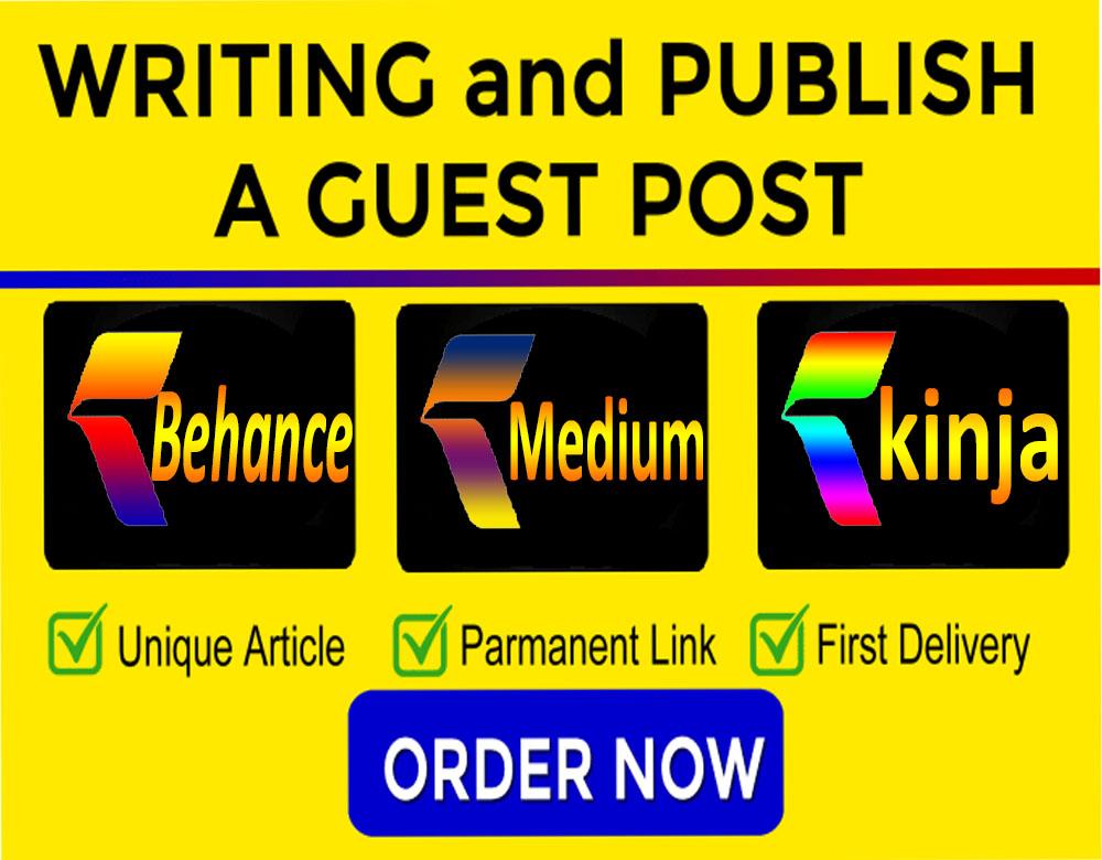 provided 3 guest post service on da 92 plus sites dof...