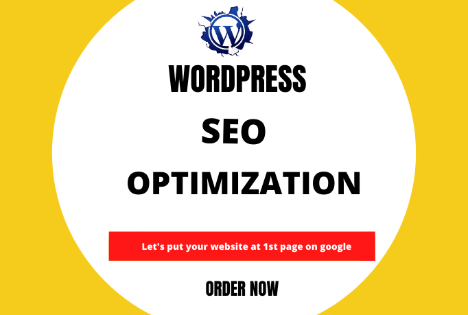 wordpress on page SEO and technical optimization with...